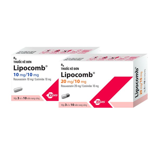 Tìm hiểu về Lipocomb 10mg và 20mg: Công dụng, liều dùng và lưu ý