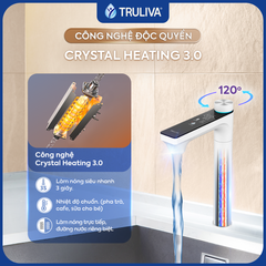Công Nghệ Tiên Phong Độc Quyền Nóng Siêu Tốc Crystal Heating 3.0 - Máy Lọc Nước Nóng Âm Tủ Bếp UR61096 Nhiều Cấp Độ