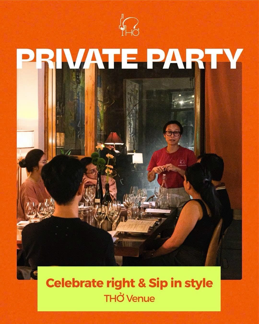 THỞ ra mắt Dịch Vụ Thuê Venue – PRIVATE PARTY SET-UP SERVICE