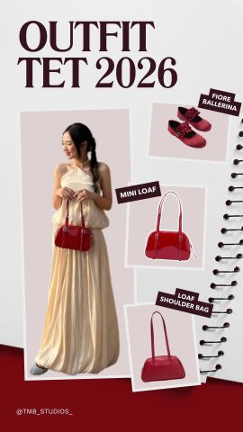 SẮC ĐỎ LÊN NGÔI, ĐƯỜNG ĐUA OUTFIT TẾT 2026