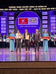 KSP Vietnam vinh dự đón nhận Giải thưởng danh giá cấp quốc gia