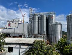 Lắp đặt Silo thép 500 Tons – Công Ty TNHH Cà Phê Ngon​