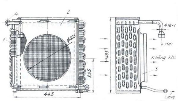 Dàn ngưng tụ là gì? Cấu tạo và nguyên lý hoạt động ra sao?