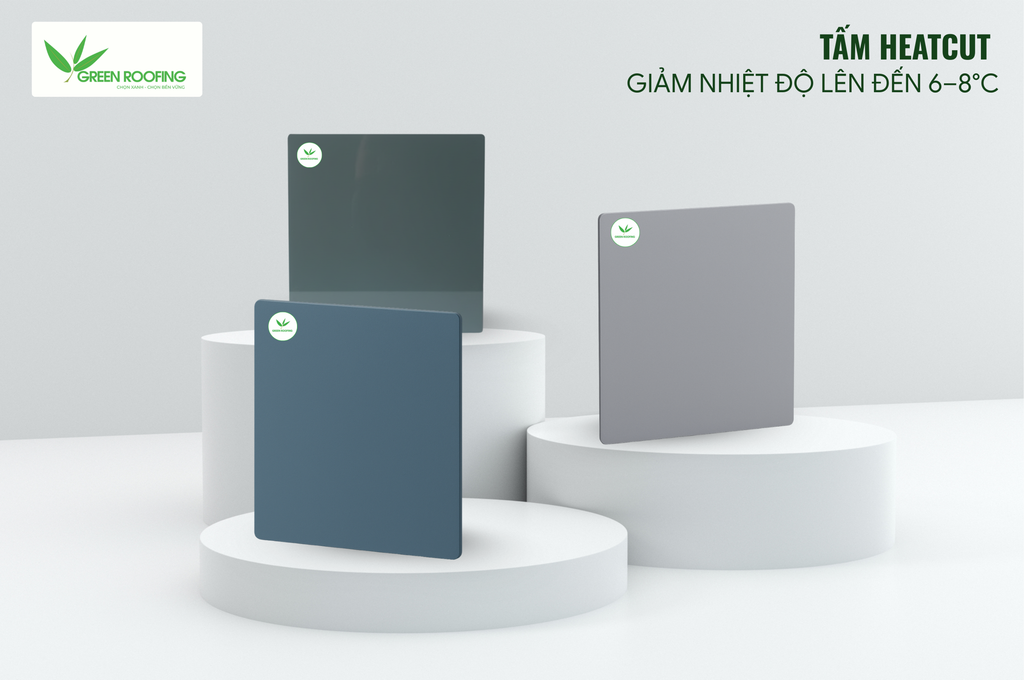 Tấm Polycarbonate Heatcut - Chặn Nóng & Giảm Nhiệt Đến 8°C