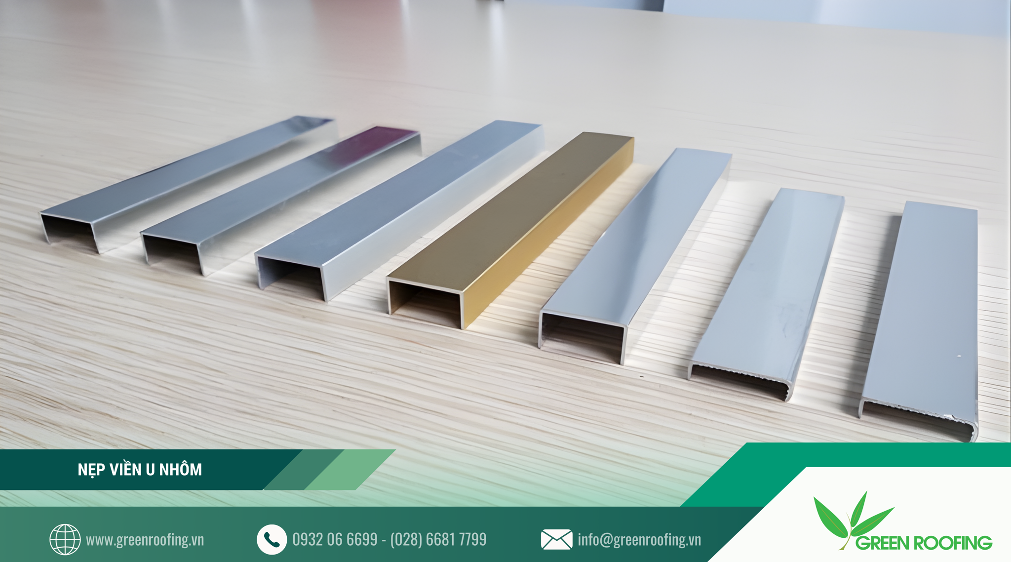 Nẹp viền chữ U nhôm