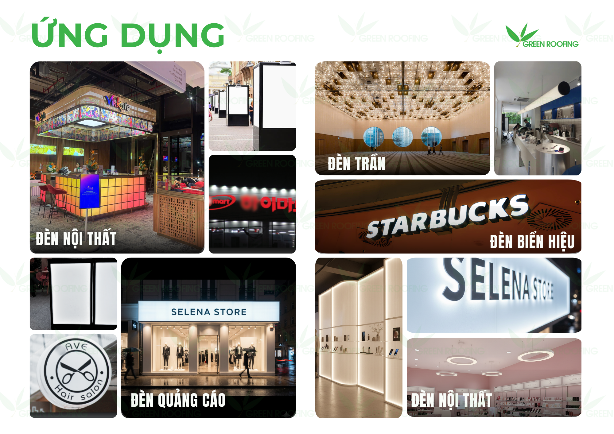 ứng dụng tấm tản sáng polycarbonate