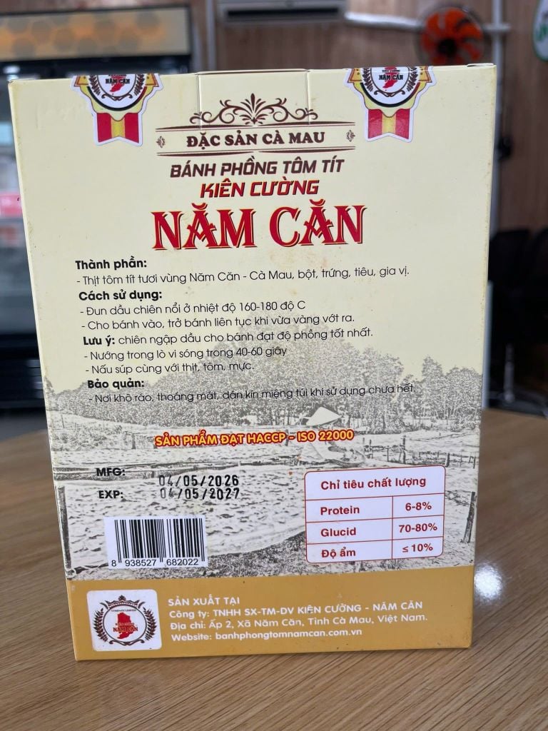 Bánh Phồng Tôm Tít Năm Căn