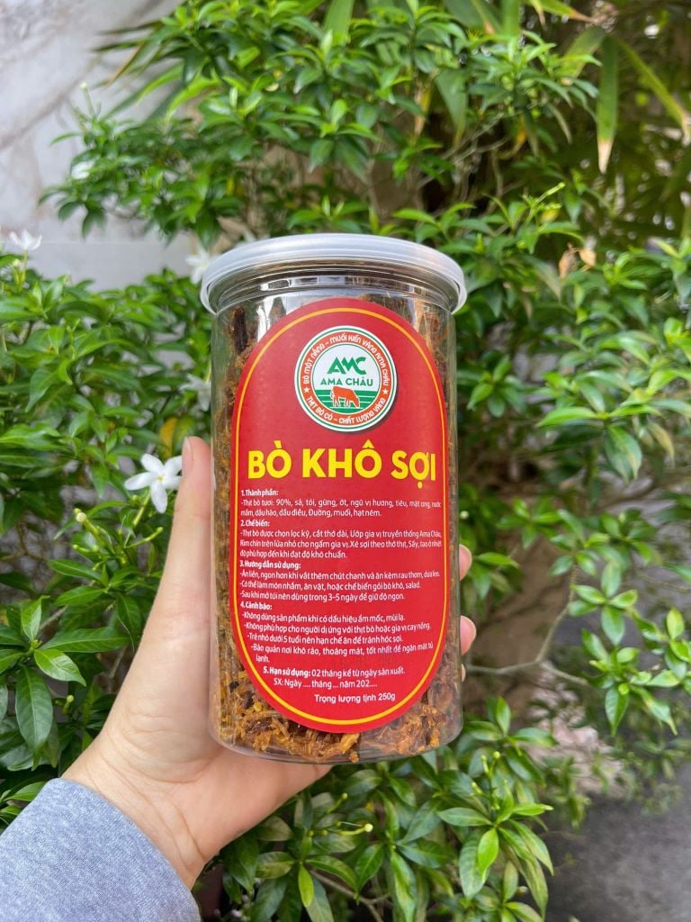 Khô Bò Sợi Ăn Liền