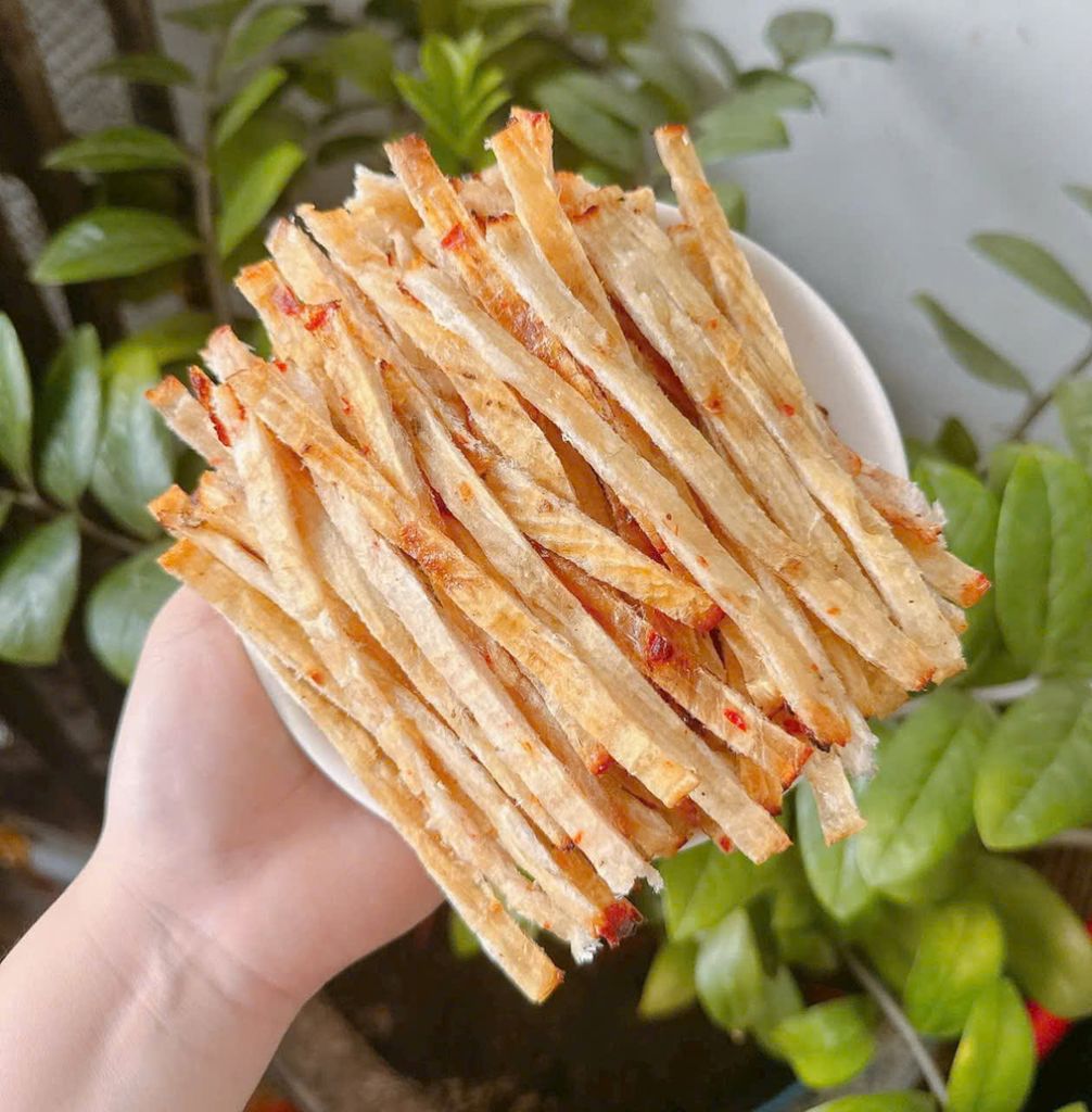 Khô cá thiều que ăn liền