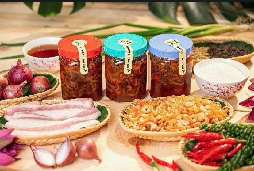 kho quẹt tôm thịt