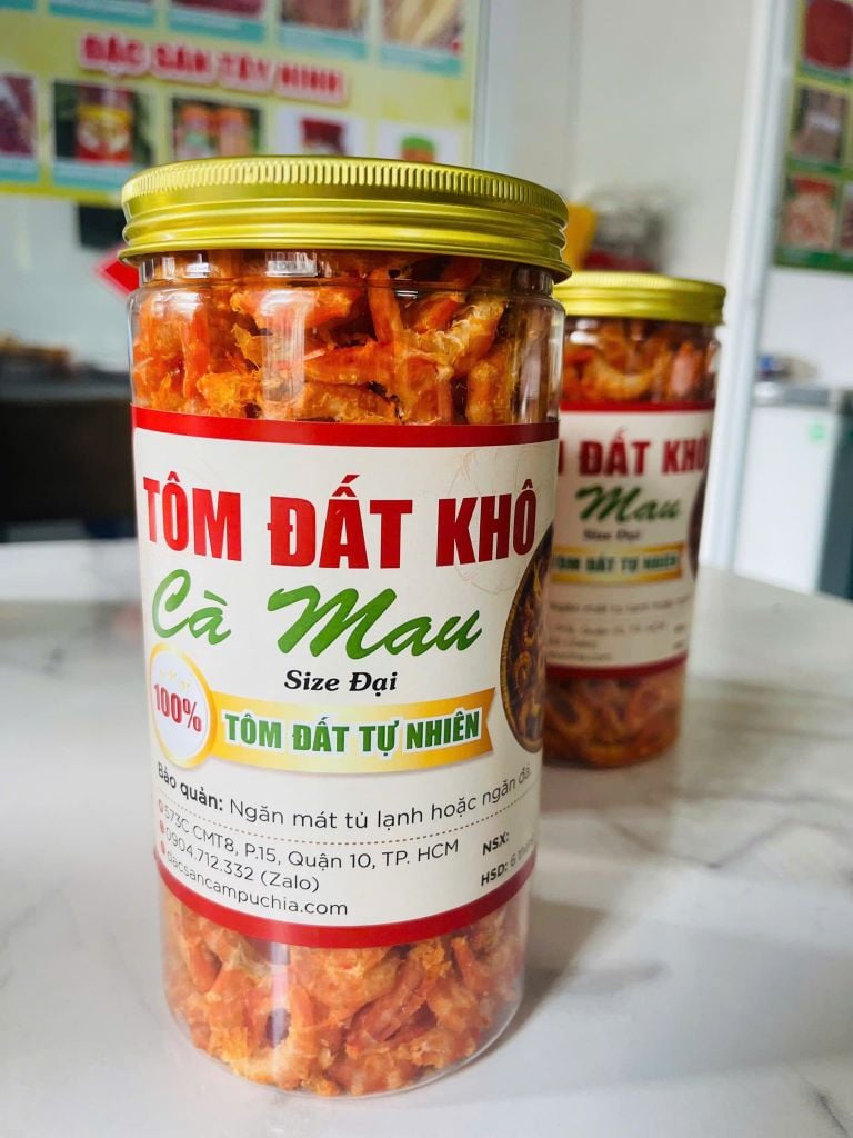 Khô Tôm Đất Cà Mau Size Lớn 1Kg