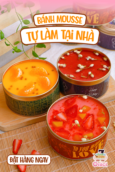 LÀM MOUSSE CỰC ĐƠN GIẢN VỚI ONICI