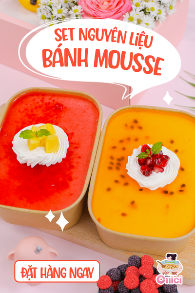 🍰 BÁNH MOUSSE MÁT LẠNH – CHẲNG CẦN LÒ NƯỚNG VẪN ĐẸP NHƯ TIỆM!
