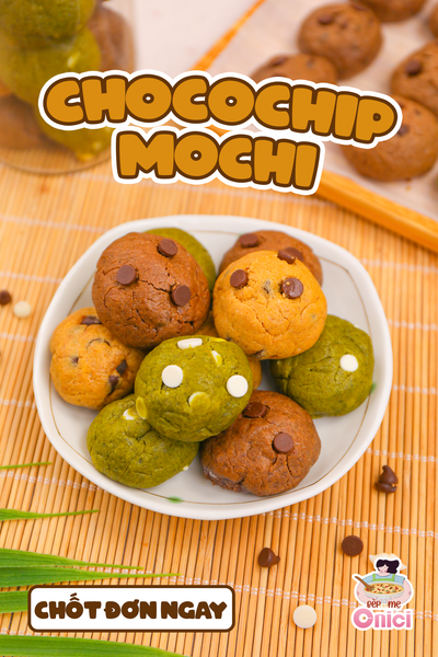 🍪 Bẻ thử miếng bánh chocochip mochi này coi có “xiêu lòng” giống Nị không nè.