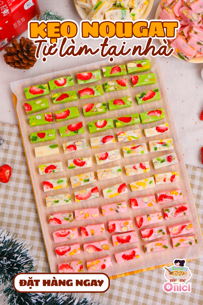 KẸO NOUGAT – ĂN RỒI MỚI HIỂU VÌ SAO GHIỀN 🍬✨