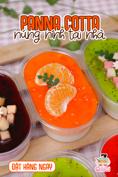 🍮 Panna Cotta Núng Nính – Làm Tại Nhà Mà Vẫn Chuẩn Vị