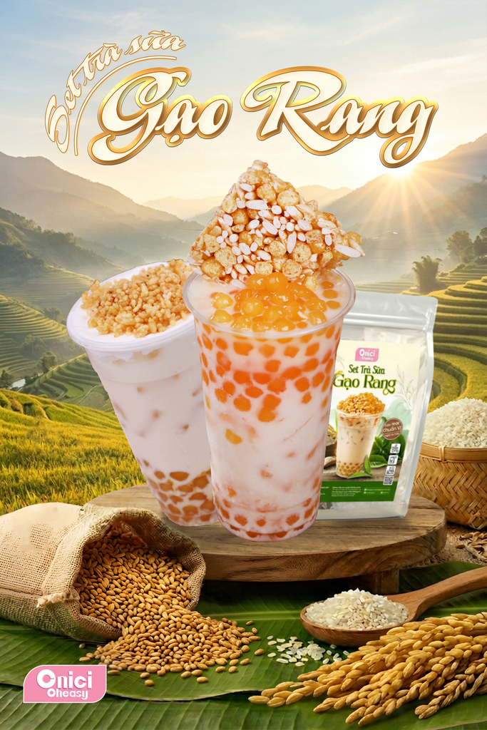 🌾 HÈ NÀY PHẢI THỬ: TRÀ SỮA GẠO RANG Ô LONG ĐẬM VỊ, THƠM BÙI KHÓ CƯỠNG!
