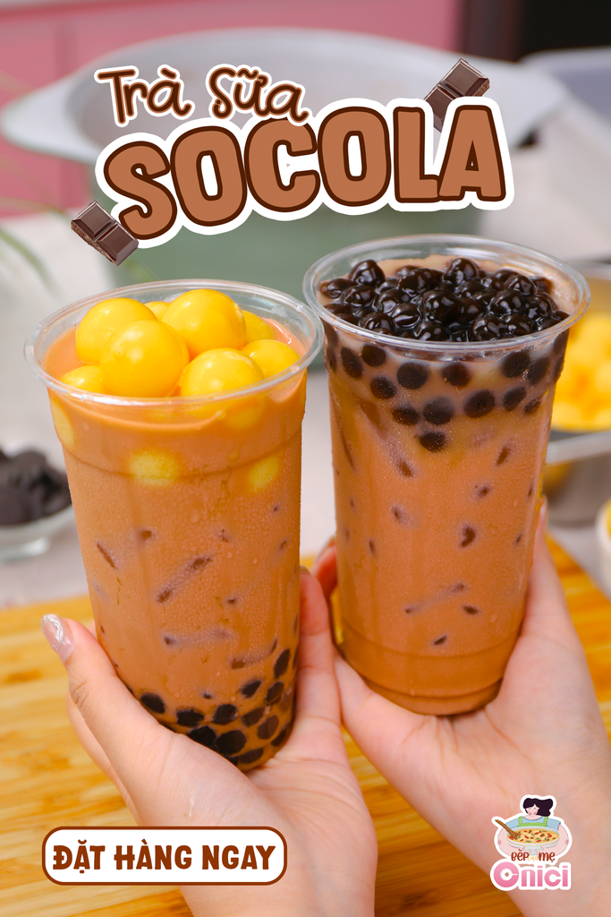 🧋 TRÀ SỮA SOCOLA ĐẬM VỊ – UỐNG LÀ GHIỀN TỪ NGỤM ĐẦU