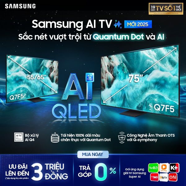 SẮC NÉT VƯỢT TRỘI VỚI SMART TV SAMSUNG