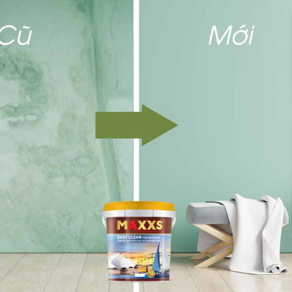CÙNG SƠN MAXXS LÀM MỚI BỨC TƯỜNG ĐÃ CŨ