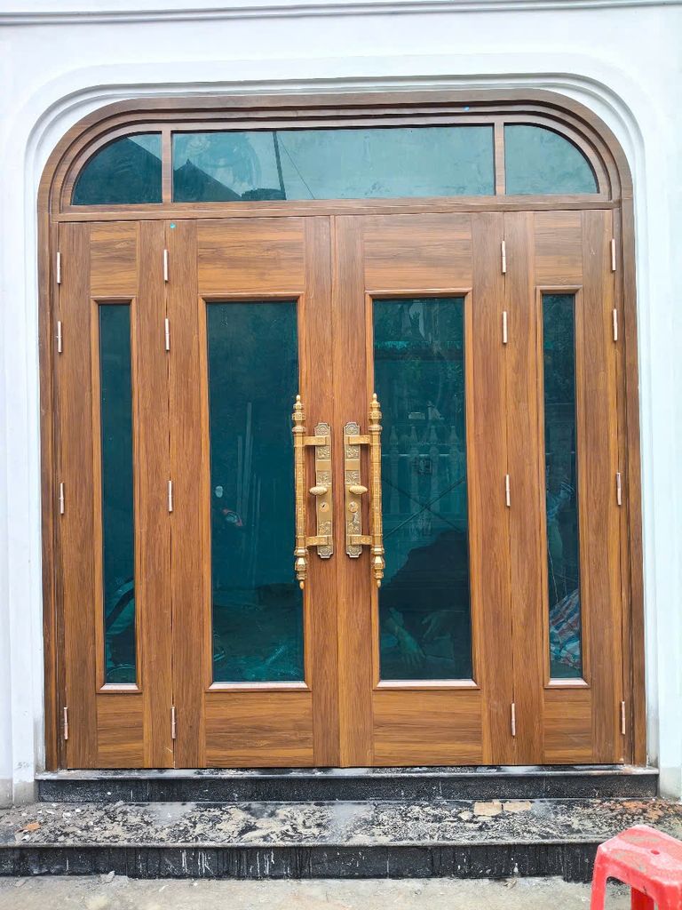 Công trình nhà em Tuấn - Thành Vật - Mỹ Đức, lắp đặt ngày 30/10/2025, màu: Óc chó