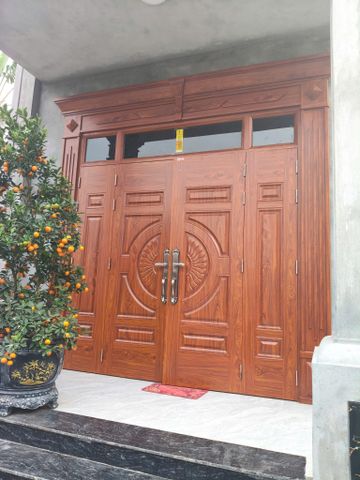 Công trình cô Hiền - Thượng Lâm, màu gõ đỏ Nam Phi