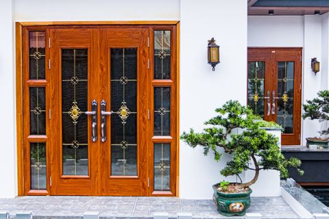 HOÀN THIỆN CÔNG TRÌNH CỬA THÉP VÂN GỖ CHO KHÁCH HÀNG TẠI XÃ HƯƠNG SƠN - TP. HÀ NỘI