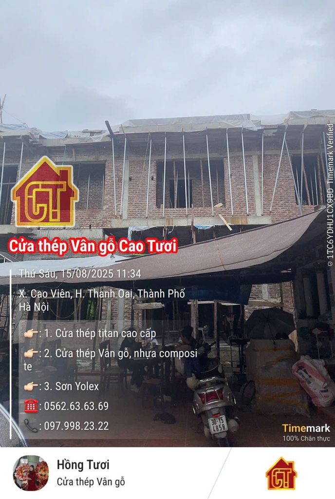 Khảo sát công trình anh Thắng - Thanh Oai