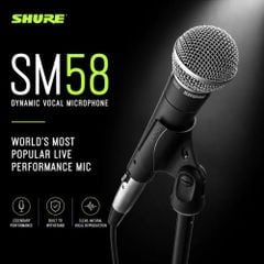 Sau 60 năm, Shure SM58 vẫn là biểu tượng của âm thanh biểu diễn trực tiếp