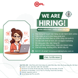 TUYỂN DỤNG NHÂN VIÊN PHÁT TRIỂN KÊNH ONLINE