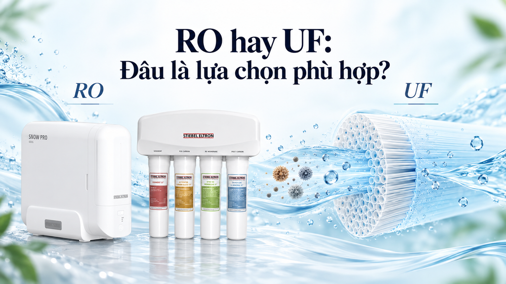 CÔNG NGHỆ LỌC NƯỚC RO VÀ UF KHÁC NHAU NHƯ THẾ NÀO