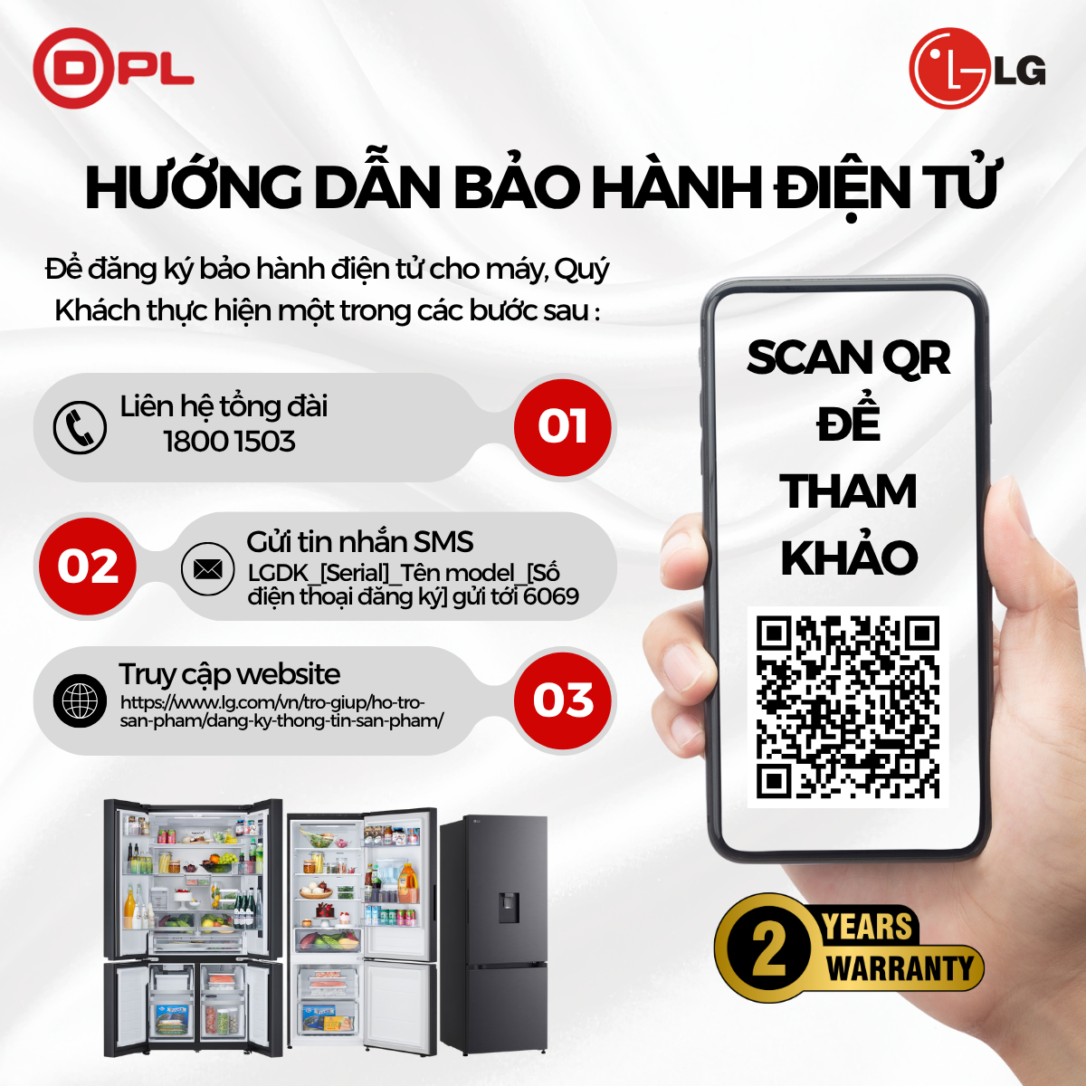 🛠️ HƯỚNG DẪN ĐĂNG KÝ BẢO HÀNH ĐIỆN TỬ SẢN PHẨM LG