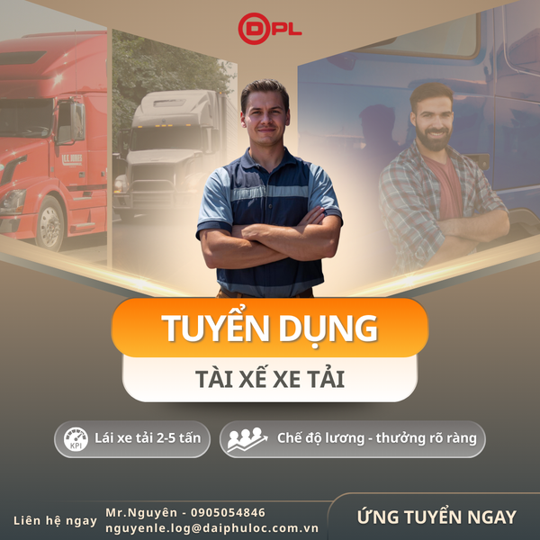 TUYỂN DỤNG TÀI XẾ XE TẢI
