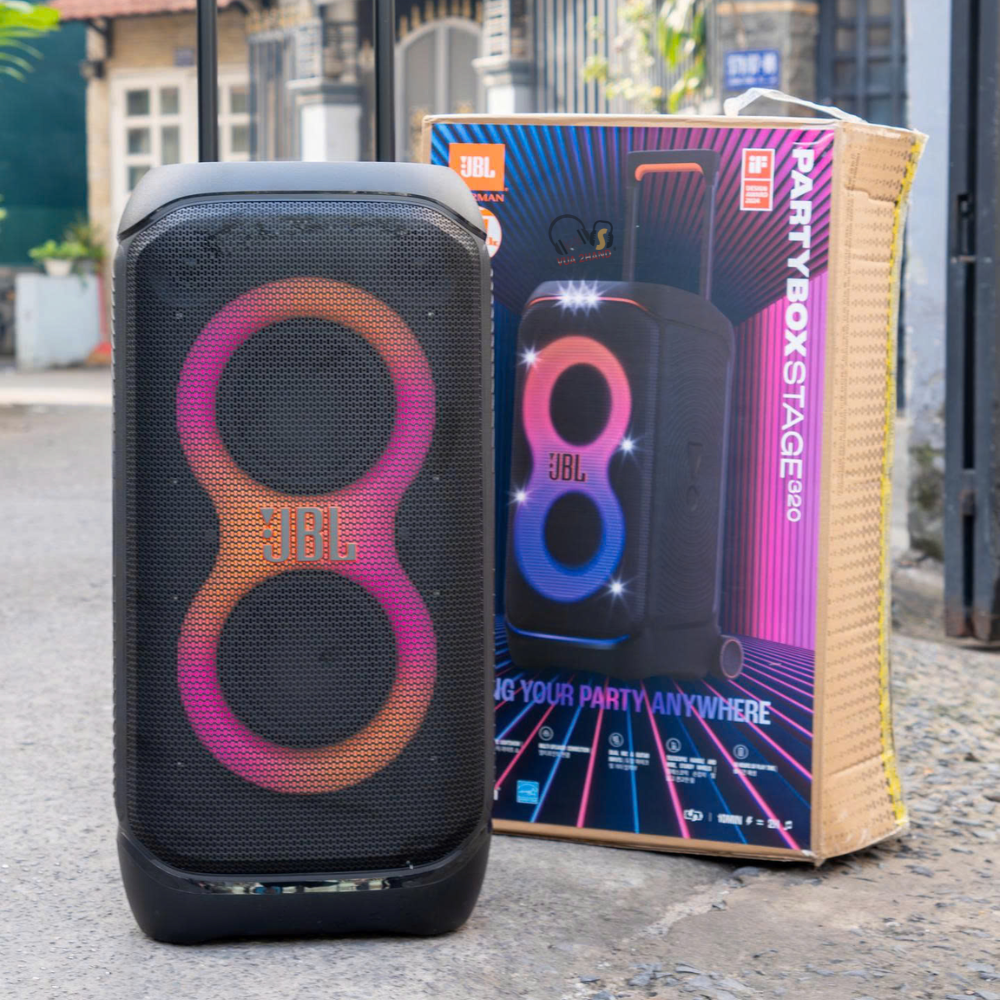 Khuấy động không gian bởi âm thanh loa JBL PartyBox Stage 320