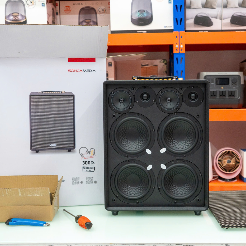 Siêu phẩm ACNOS CS552 Plus: Bass uy lực, Treble Neo sáng rõ, Hát là mê