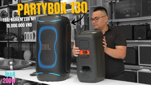 JBL PARTYBOX 130 Unboxing & Review - Công suất lên 200w, Pin 15h