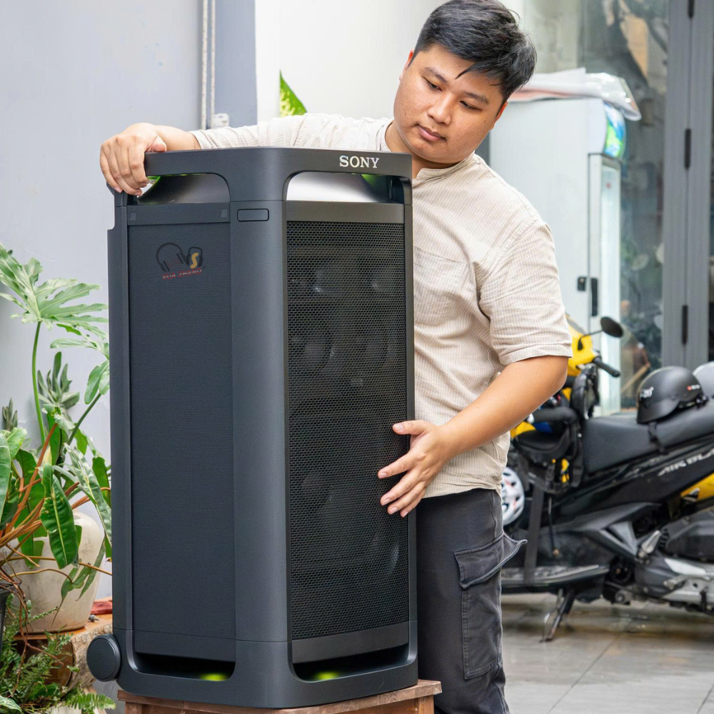 Sony ULT TOWER 9 Âm Thanh 360, Pin 25h, Hệ Thống Karaoke Chuyên Nghiệp