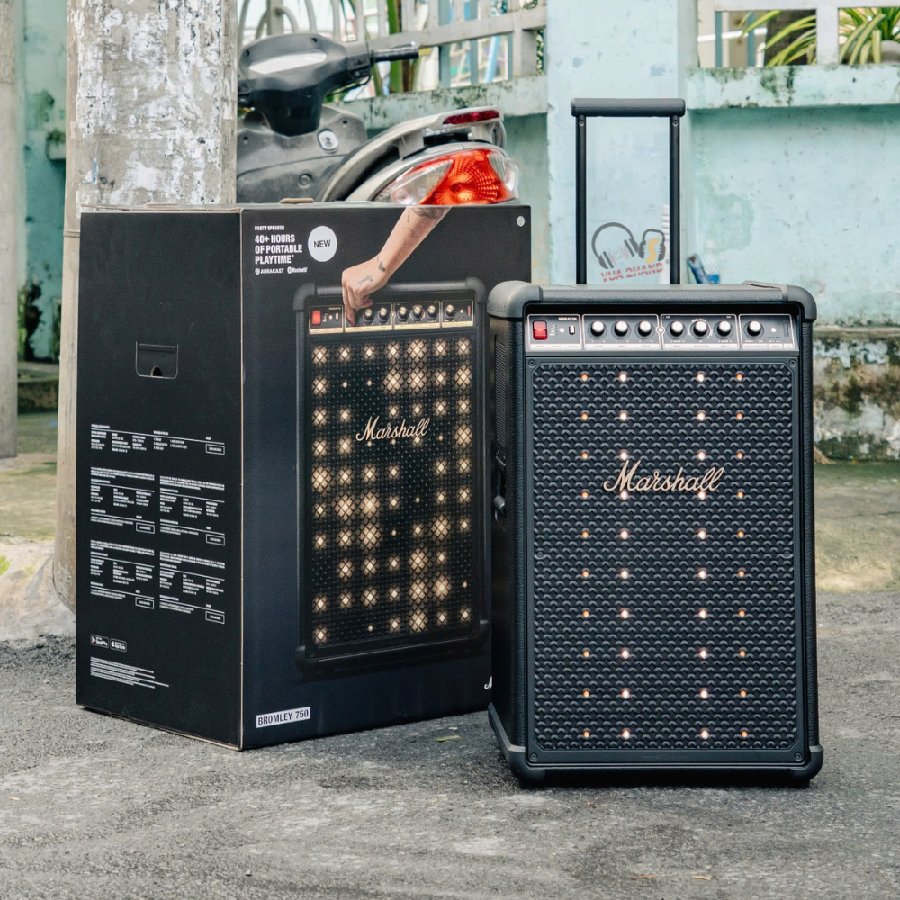 Loa Kéo Karaoke Marshall Bromley 750 Mang Cả Sân Khấu Rock Đến Mọi Nơi