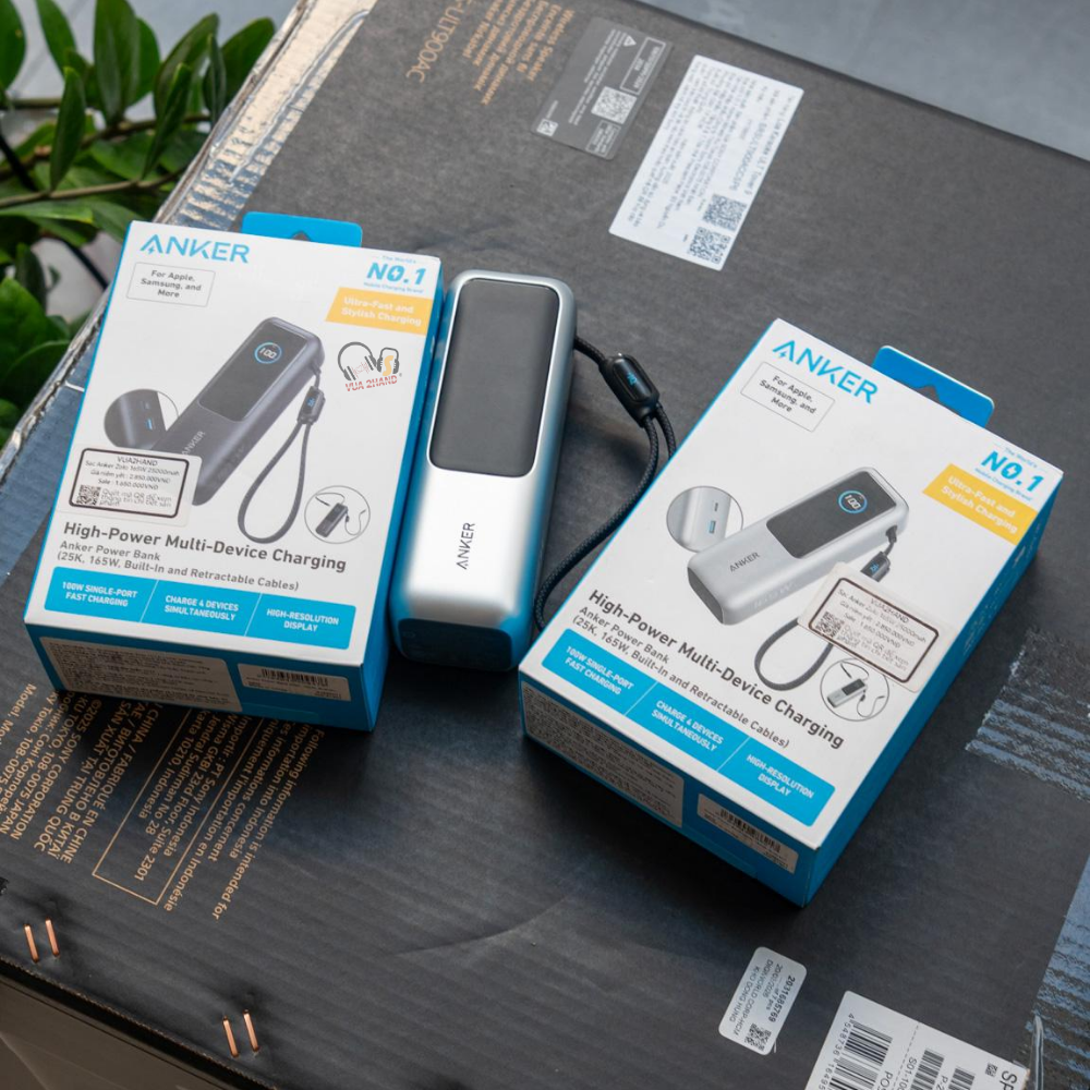 Review Anker Zolo 165W 25.000mAh A1695: Trạm Sạc Siêu Tốc Có Cáp Rút