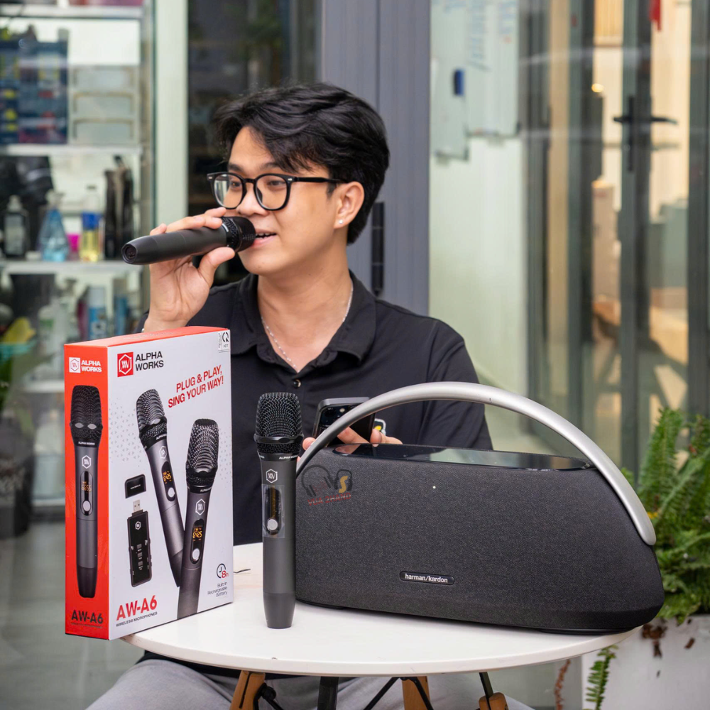 Micro Alpha Works A6 Giá Tốt, Chất Âm Sáng, Hỗ Trợ Chống Hú Hiệu Quả