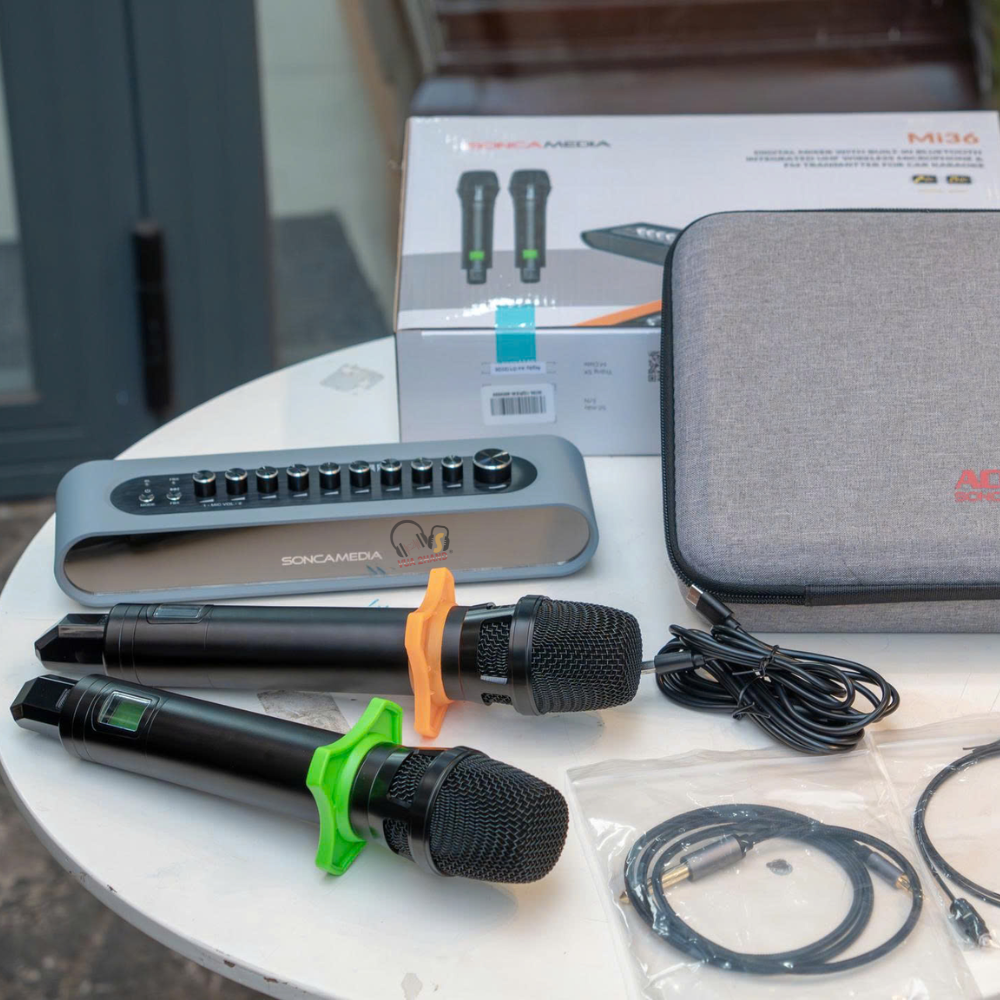 ACNOS Mi36 biến mọi chiếc xe hơi thành phòng Karaoke di động đỉnh cao