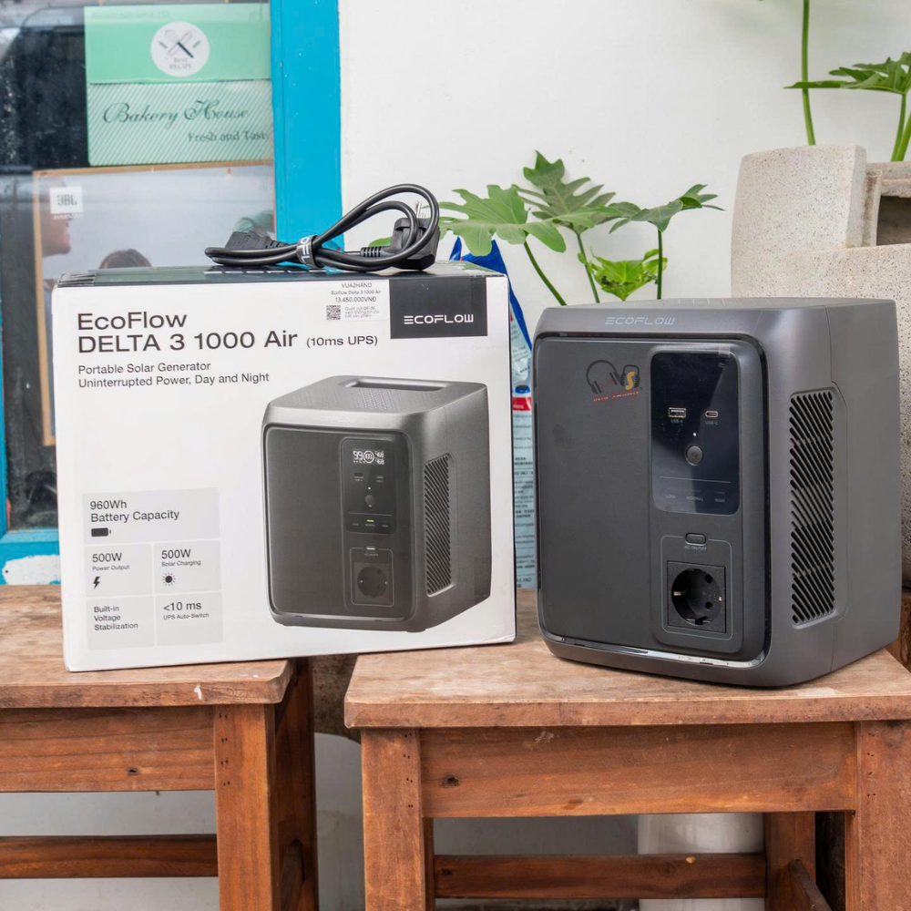 Tìm Hiểu Ưu Nhược Điểm Trạm Điện EcoFlow DELTA 3 Air 1000 Có Gì?