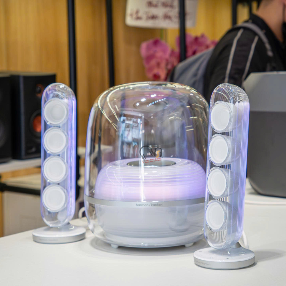 KHUI HỘP VÀ TRẢI NGHIỆM LOA SOUNDTICK 5 MÀU TRẮNG