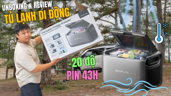 Khám phá EcoFlow GLACIER 35L: Làm lạnh nhanh, làm đá đỉnh cao