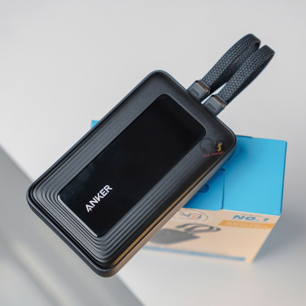 Anker A1681 Sạc Nhanh 45W, Tích Hợp Cáp, 20.000mAh, Sạc Laptop Vô Tư