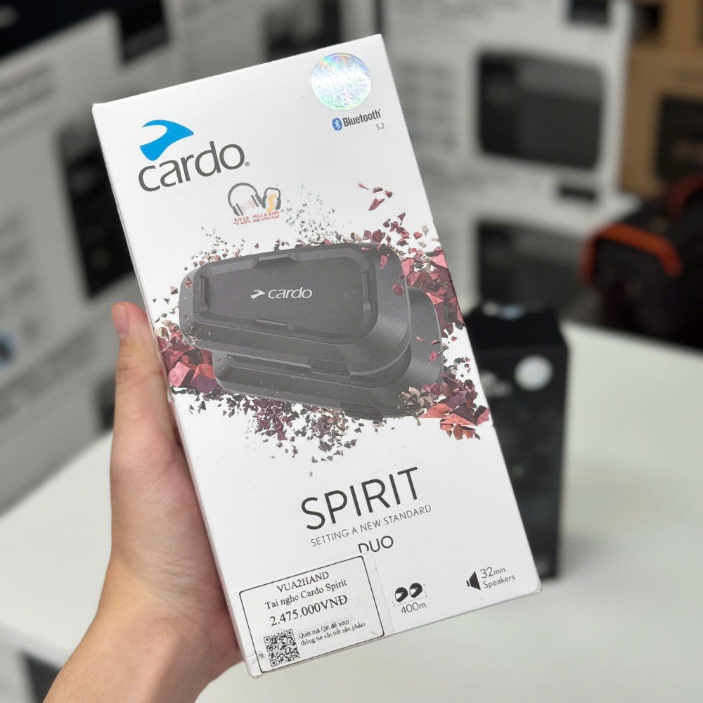 Cardo Spirit Bluetooth Intercom Tầm Giá Nhập Môn, Chất Lượng Cao Cấp