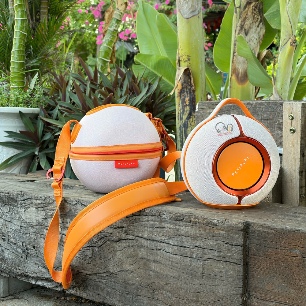 Devialet Mania Rose Bloom Combo Phụ Kiện Cocoon Và Station Độc Quyền