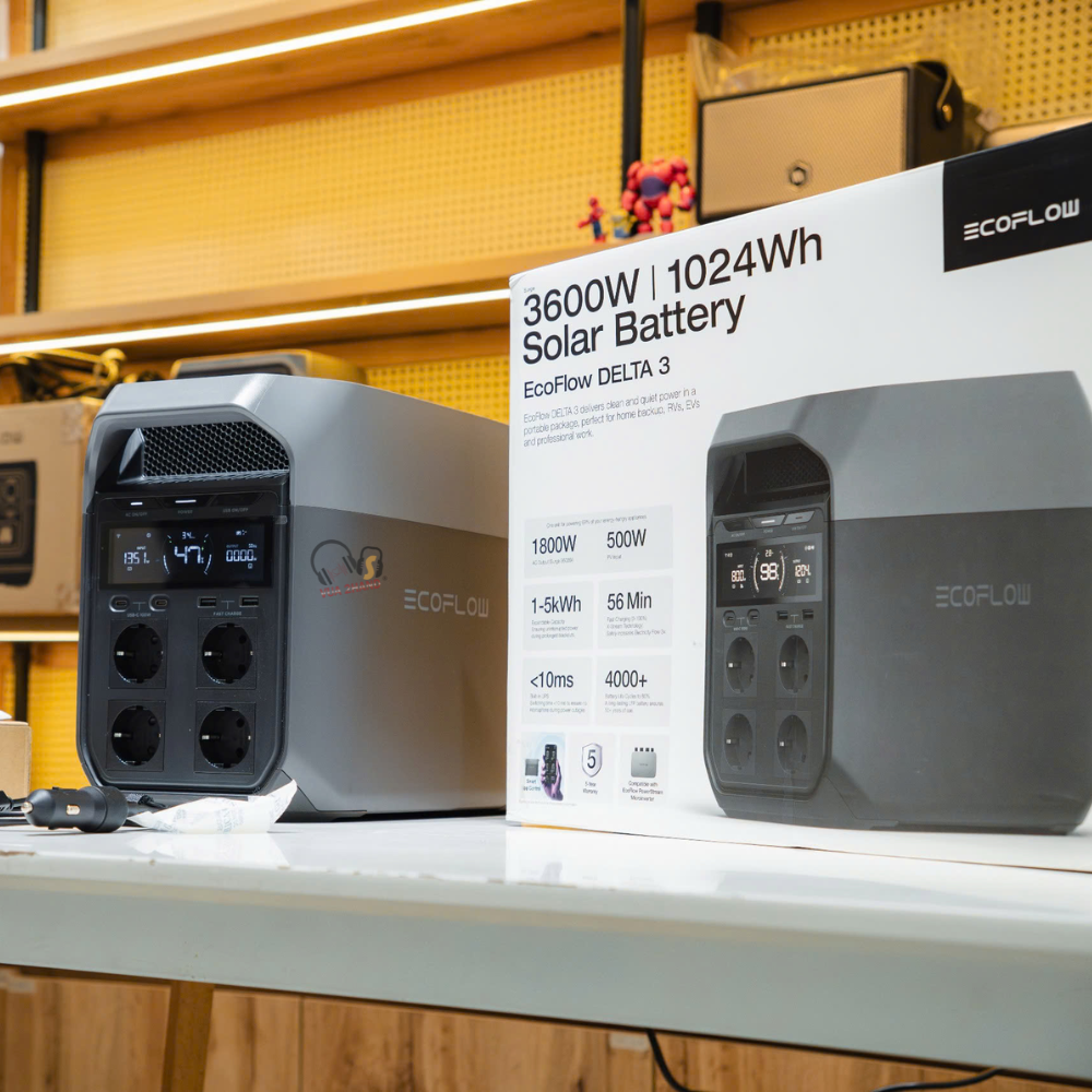 Unboxing EcoFlow Delta 3 Công suất 1800w - 1024wh Pin LFP -Xboost sạc siêu nhanh