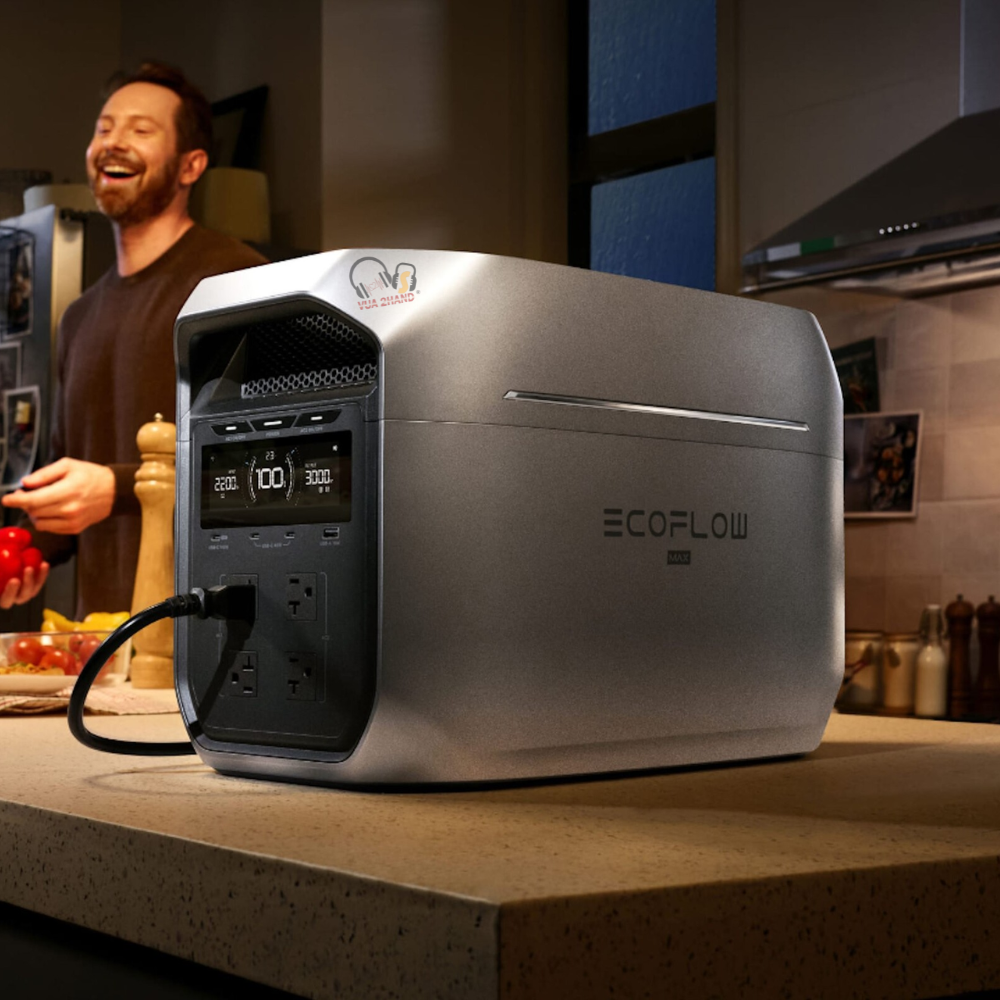 Đánh Giá EcoFlow DELTA 3 Max Plus 3000W, LiFePO4, 10kWh Mở Rộng