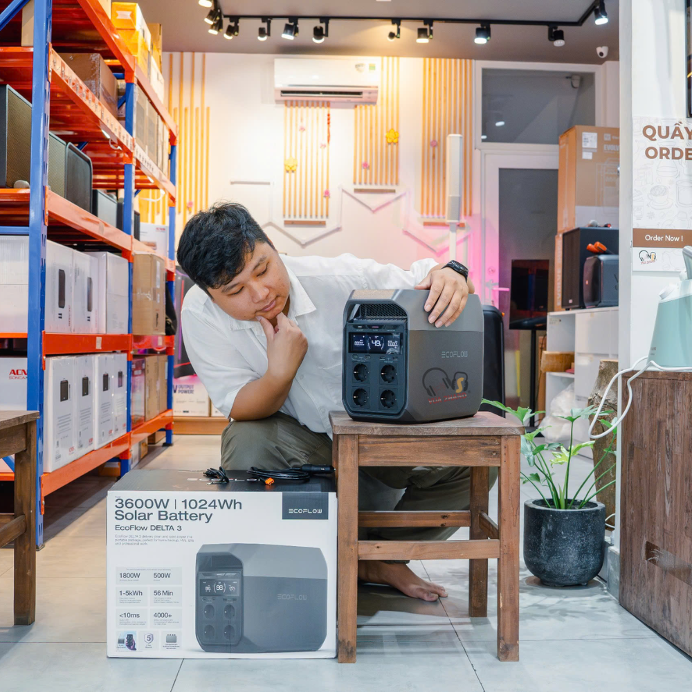 Trên Tay EcoFlow DELTA 3 Xứng Đáng Với Mức Giá Cho Một Trạm Điện 1800W